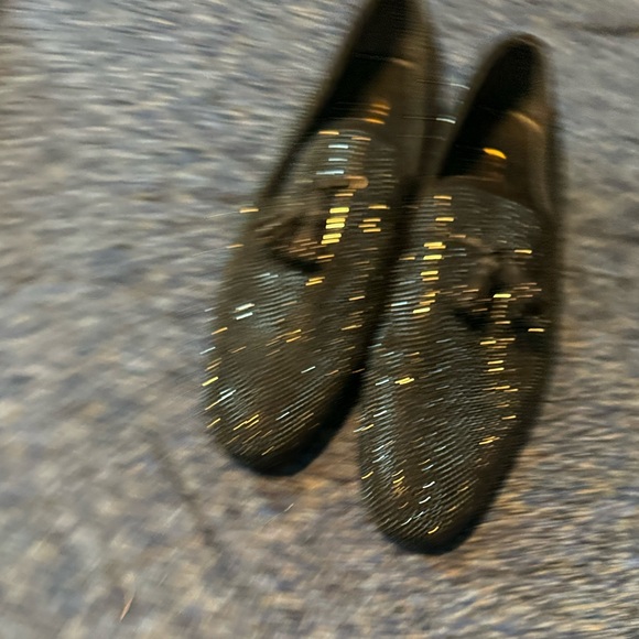 Sparking Black Aldo Shoes (Loafers) - Picture 3 of 5